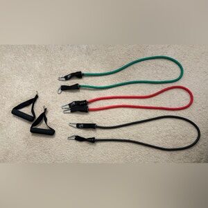 Renoj Resistance Band Set with Padded Grip Handles
